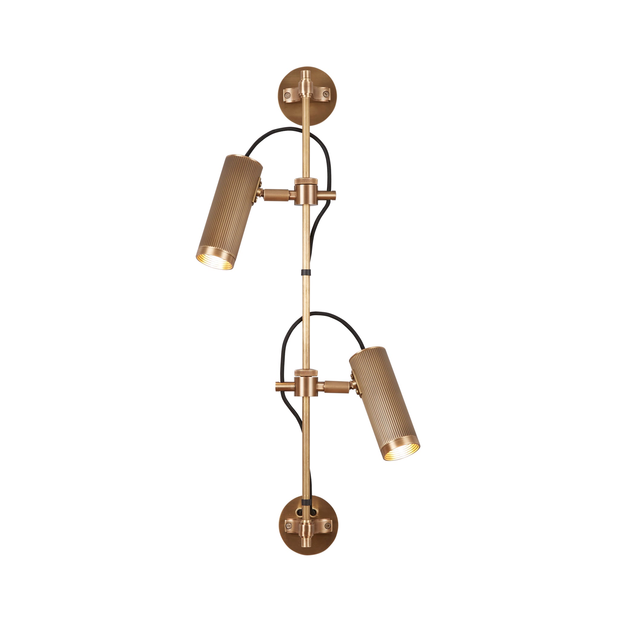 J.Adams & Co Spot Double Rail Wall Light | All Square Lighting
