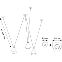 Les Acrobates De Gras N°325 Pendant Light