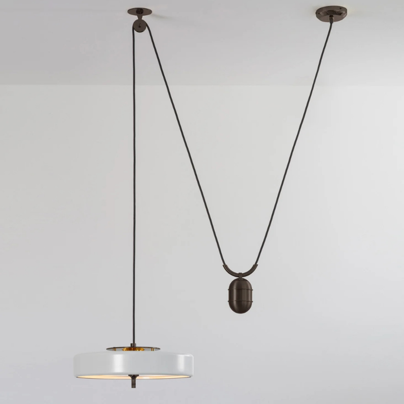 Bert Frank Revolve Rise & Fall Pendant Light | All Square Lighting