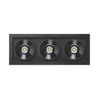 Arkoslight Black Foster 3 Downlight | All Square Lighting