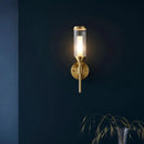 Elara Ribbed Frost Wall Light
