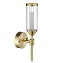 Elara Ribbed Frost Wall Light