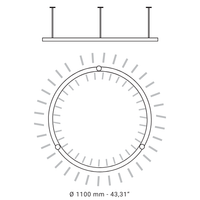 Rio In And Out Ceiling Light