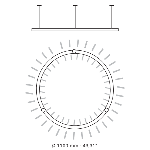 Rio In And Out Ceiling Light