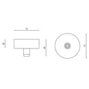 Box P Surface 5426 Grip Ceiling Rose