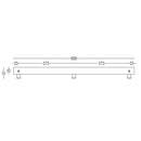 Pulo Long 600 X3 Grip Ceiling Rose