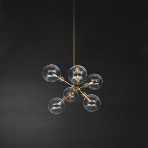 Ora 6 Compact Chandelier Pendant Light