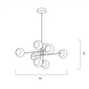 Celine Eight Small Pendant Light