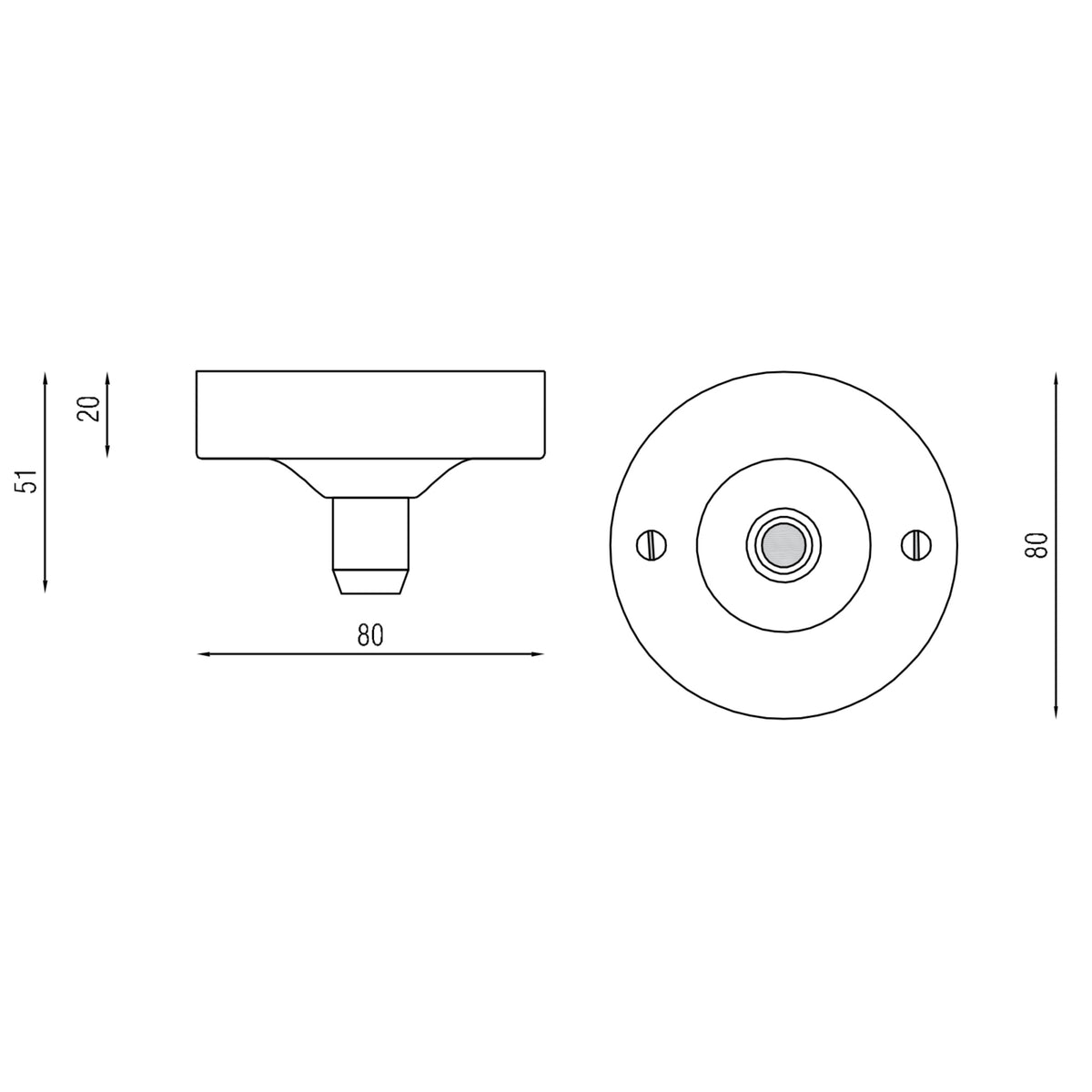 Pulo High Grip Ceiling Rose