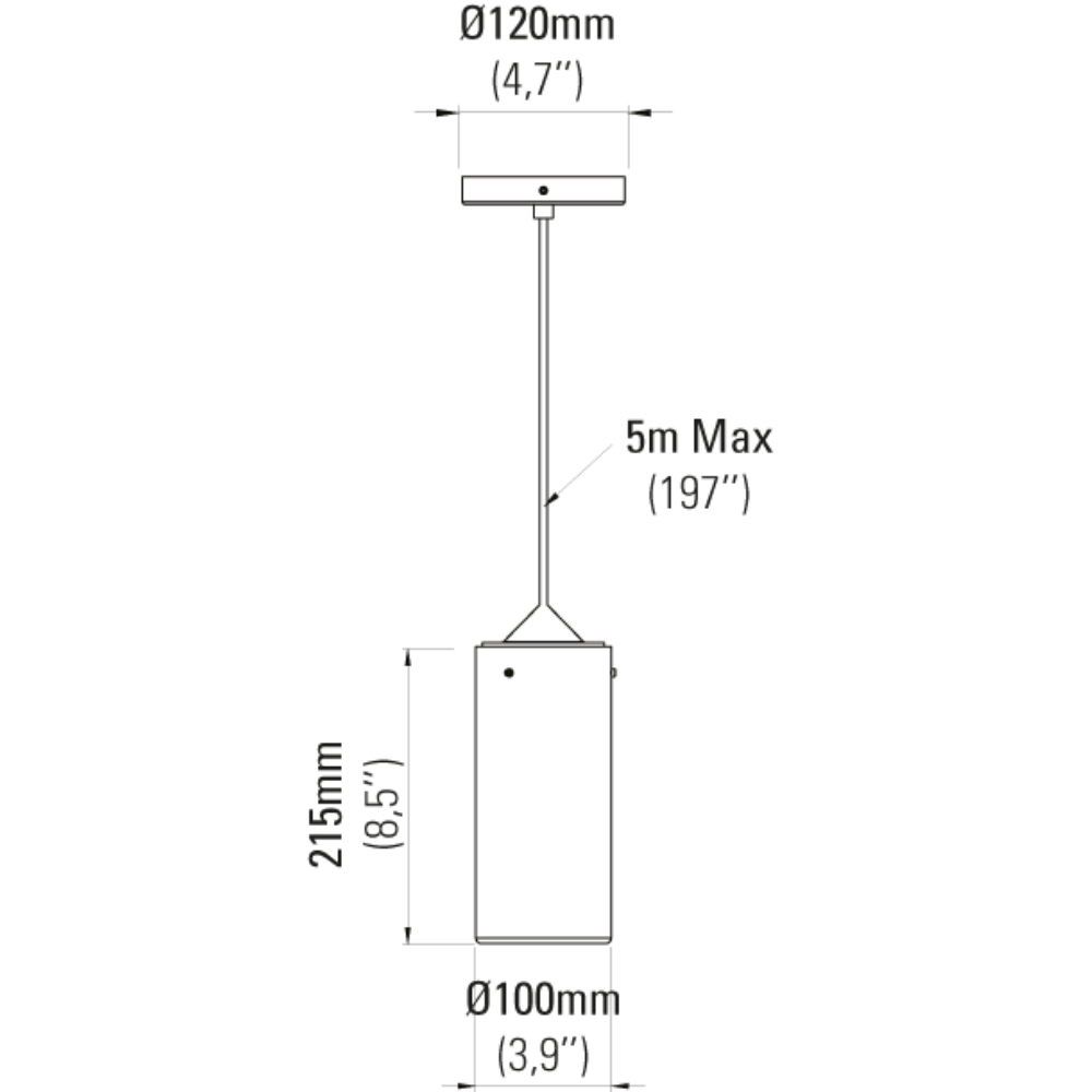 Tobo Porcelain 215 Pendant Light