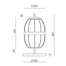 Pull Table Lamp