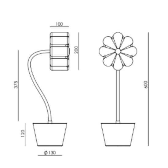 Flow Table Lamp