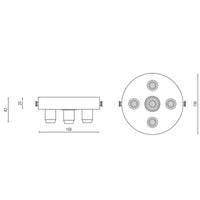 Pulo Box X5 Grip Ceiling Rose