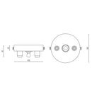 Pulo Box X2 Grip Ceiling Rose