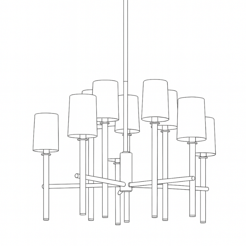 Belvedere Chandelier Pendant Light