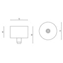 Box P Surface 7046 Grip Ceiling Rose