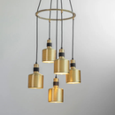 Bert Frank Riddle Cluster 5 Pendant Light | All Square Lighting