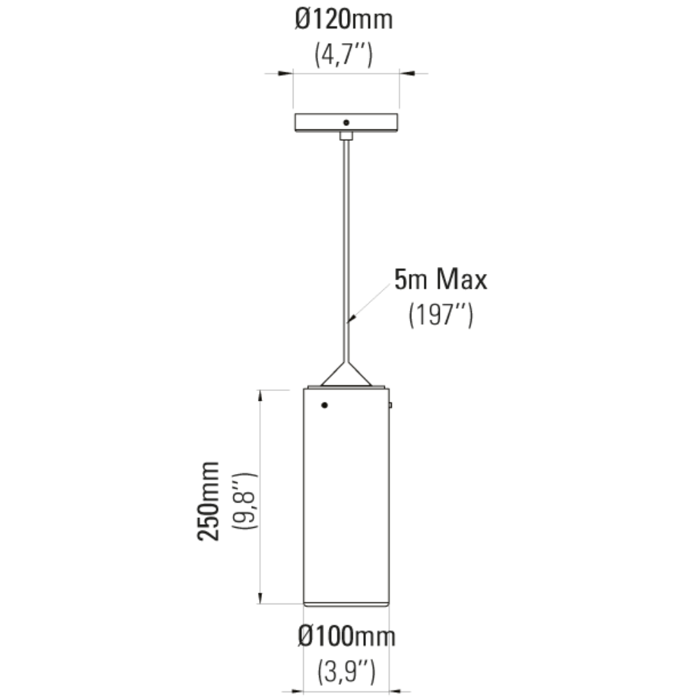 Tobo Porcelain 250 Pendant Light