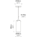 Tobo Porcelain 250 Pendant Light