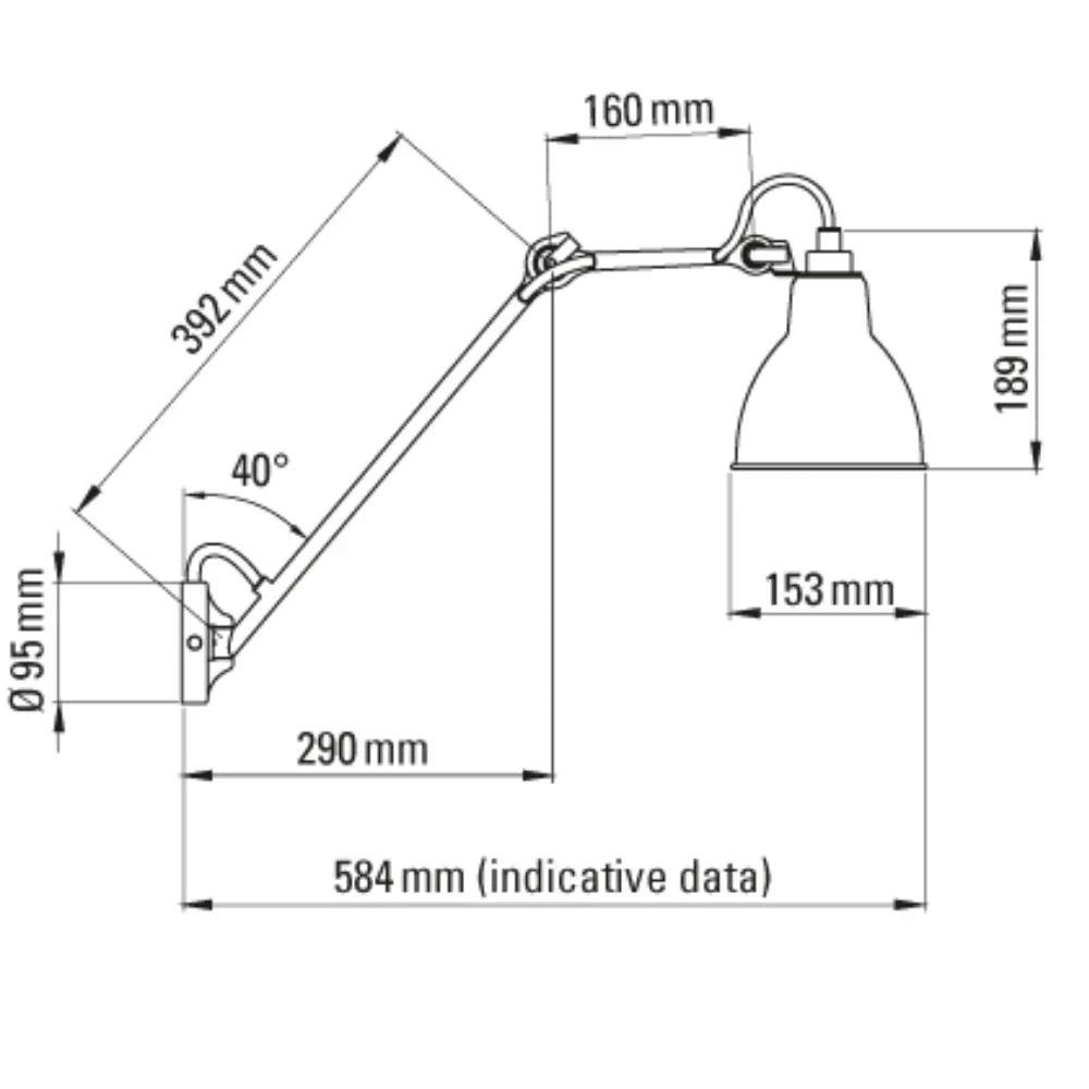 N°122 Bathroom Wall Light