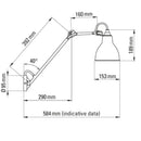 N°122 Bathroom Wall Light