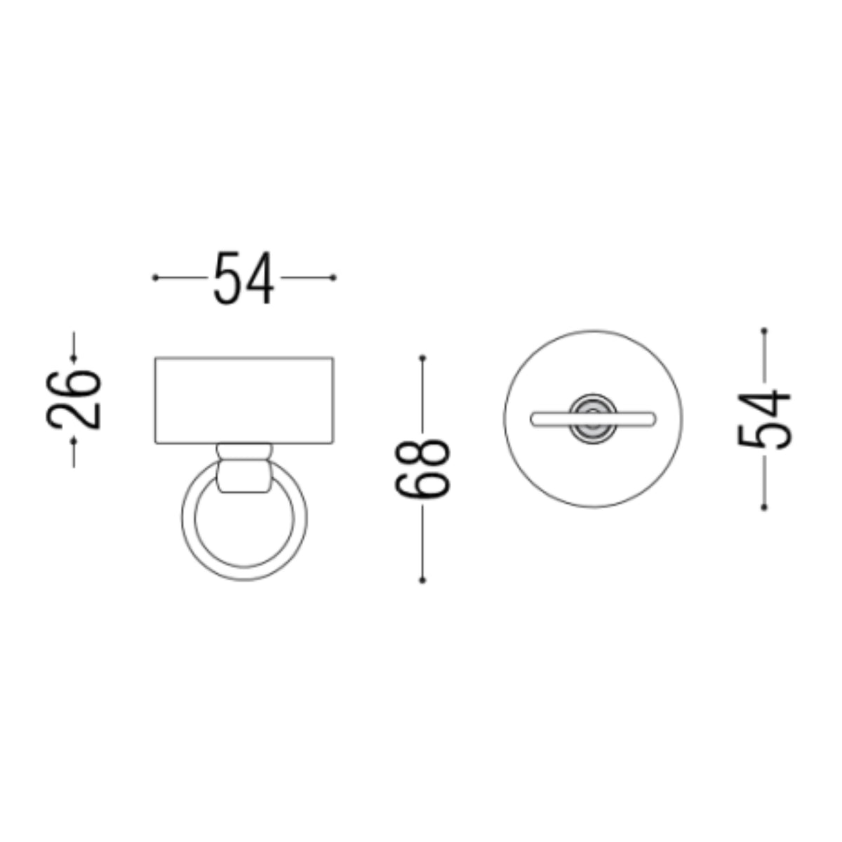 Box P Surface 5426 Ring Ceiling Rose