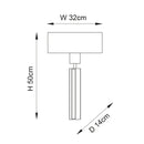 Sloane Slotted Shade Wall Light