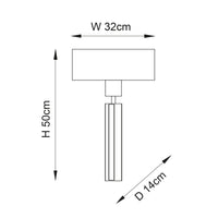 Sloane Slotted Shade Wall Light