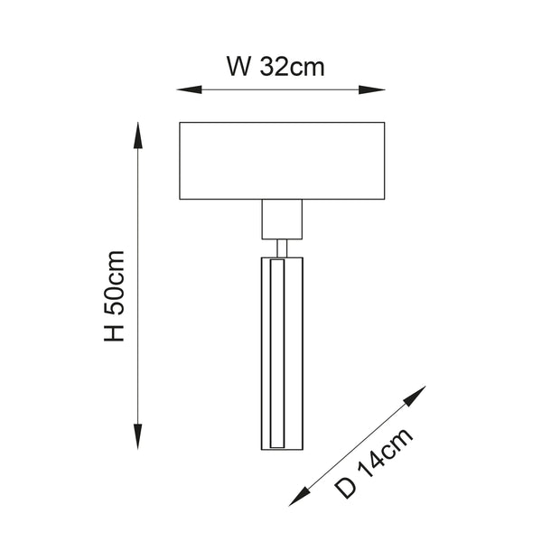 Sloane Slotted Shade Wall Light