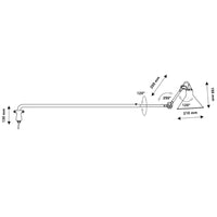 N°213 Plug Switch & Cable Wall Light