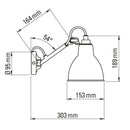 N°104 Bathroom Wall Light