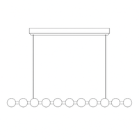 Alba 120 Linear Pendant Light