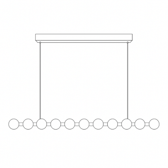 Alba 120 Linear Pendant Light