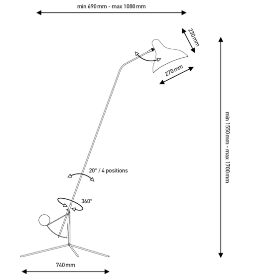 Mantis BS1 Floor Lamp