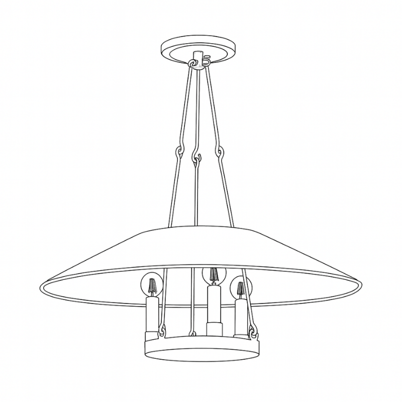 Archive Chandelier Pendant Light
