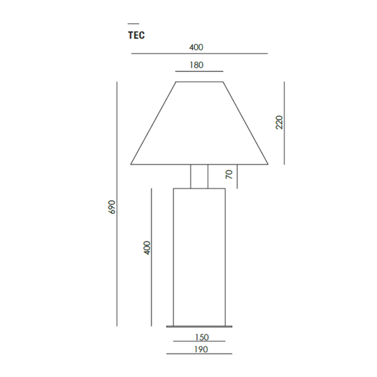 Syal Table Lamp