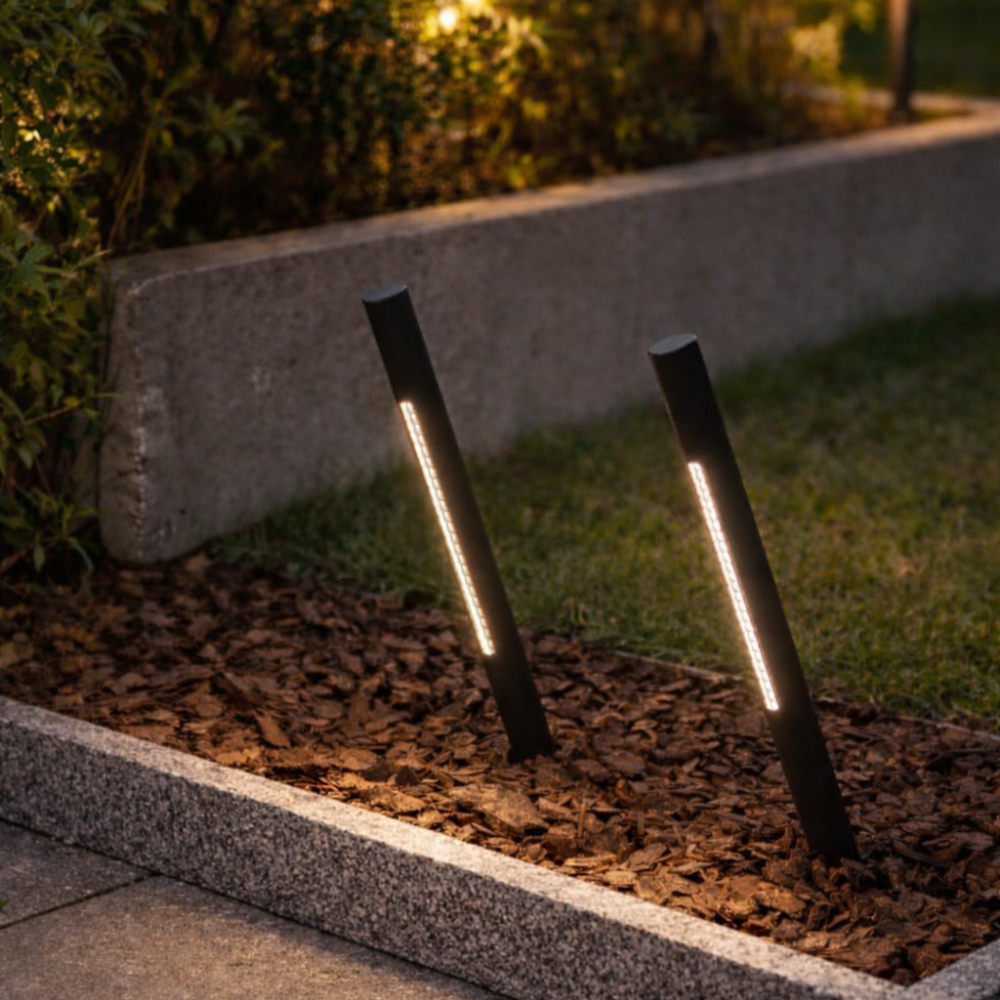 Solid Outdoor Bollard Light