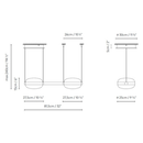 Beaded SH2 Pendant Light