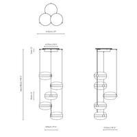 Beaded S5 Pendant Light