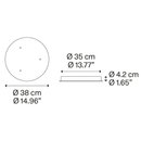Lodes Round Cluster Canopy System | All Square Lighting