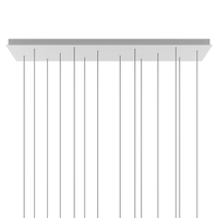 Lodes Rectangular Cluster Canopy System | All Square Lighting