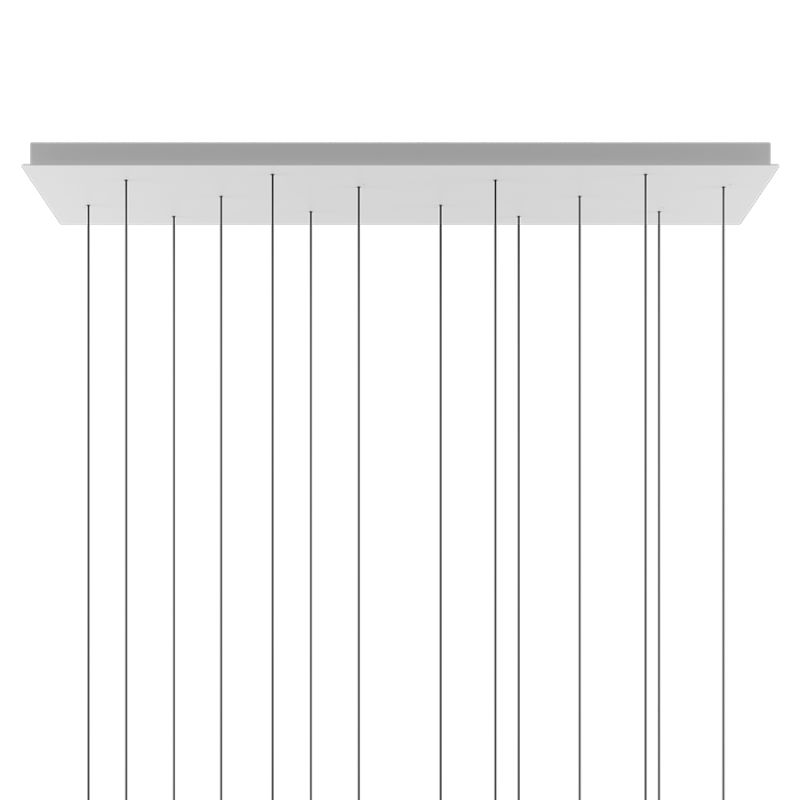 Lodes Rectangular Cluster Canopy System | All Square Lighting