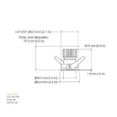Eyeconic Mini Trim Fixed Downlight