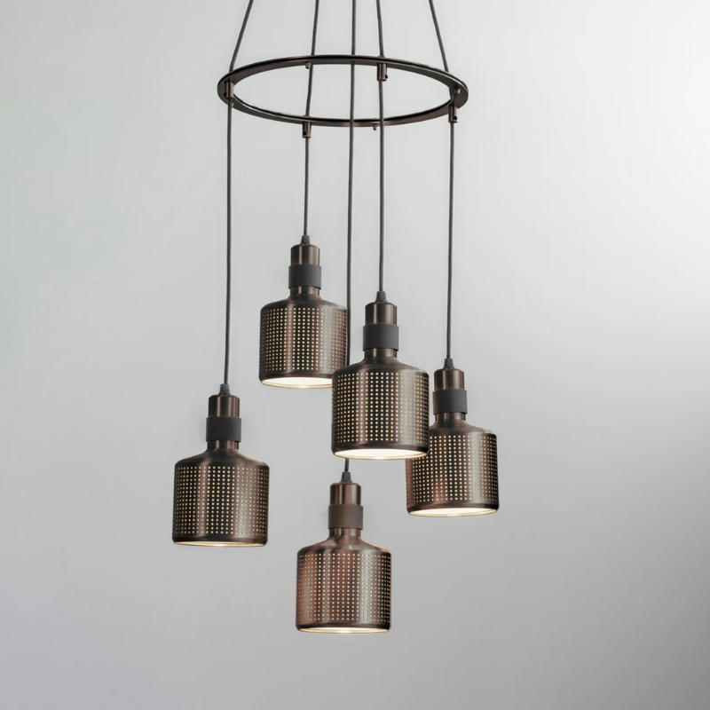 Riddle Cluster 5 Pendant Light