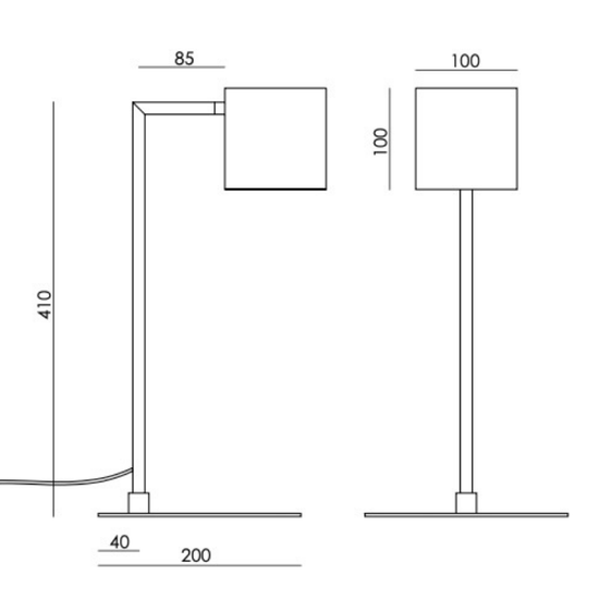 Cubic Table Lamp