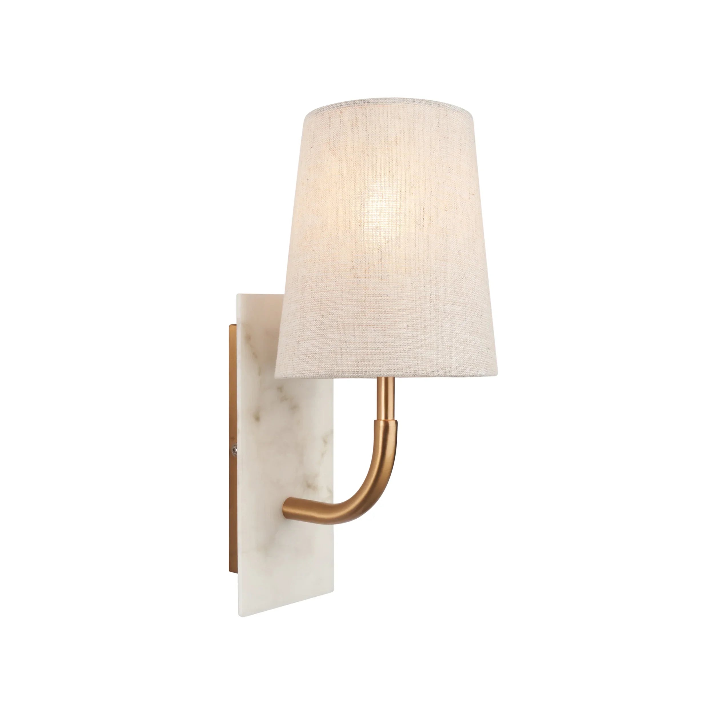 Marceline Curved Marble Arm Wall Light