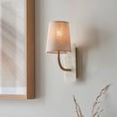 Marceline Curved Marble Arm Wall Light