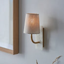 Marceline Curved Marble Arm Wall Light