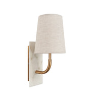 Marceline Curved Marble Arm Wall Light