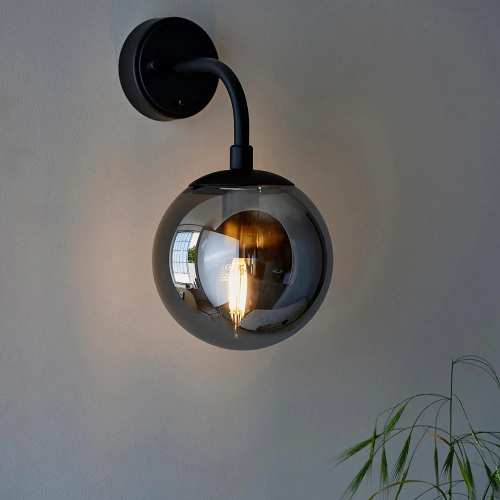 Seren Opal Globe Wall Light